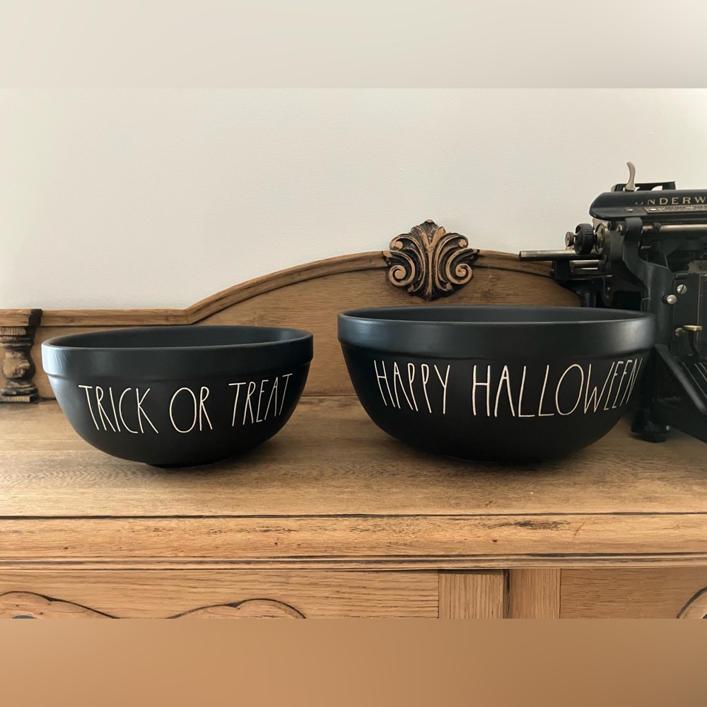 Rae Dunn Halloween Mixing Bowls 2018